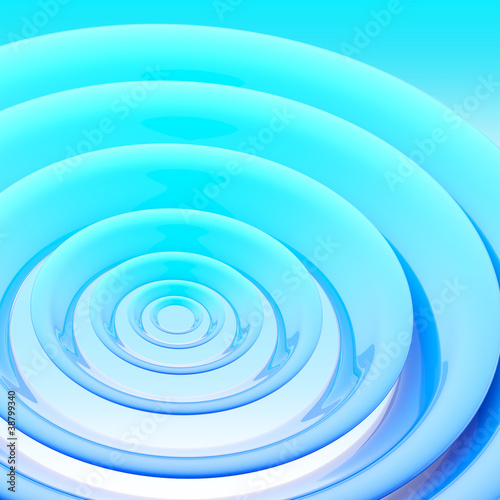 Background made of abstract plastic circles