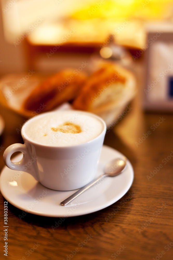 coffee and croissant