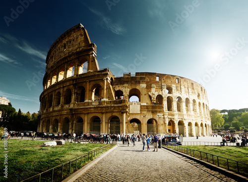 Colosseum in Rome  Italy