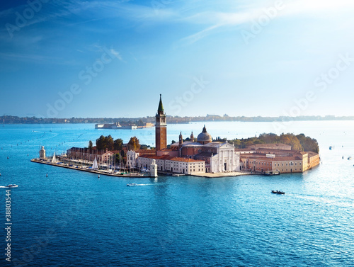 view of San Giorgio island, Venice, Italy © Iakov Kalinin