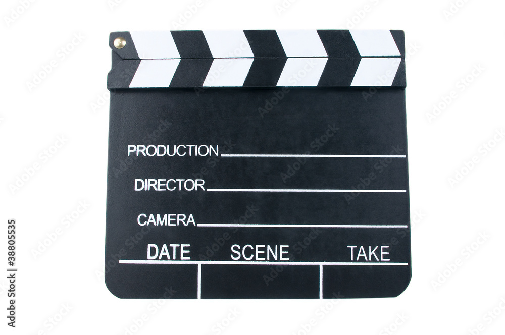 Obraz premium Movie clapper