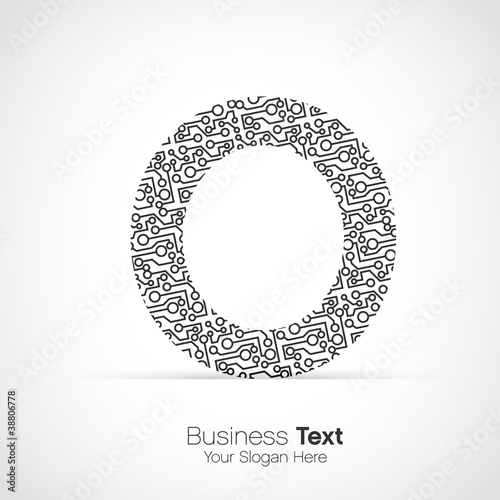 lettre o, circuit informatique