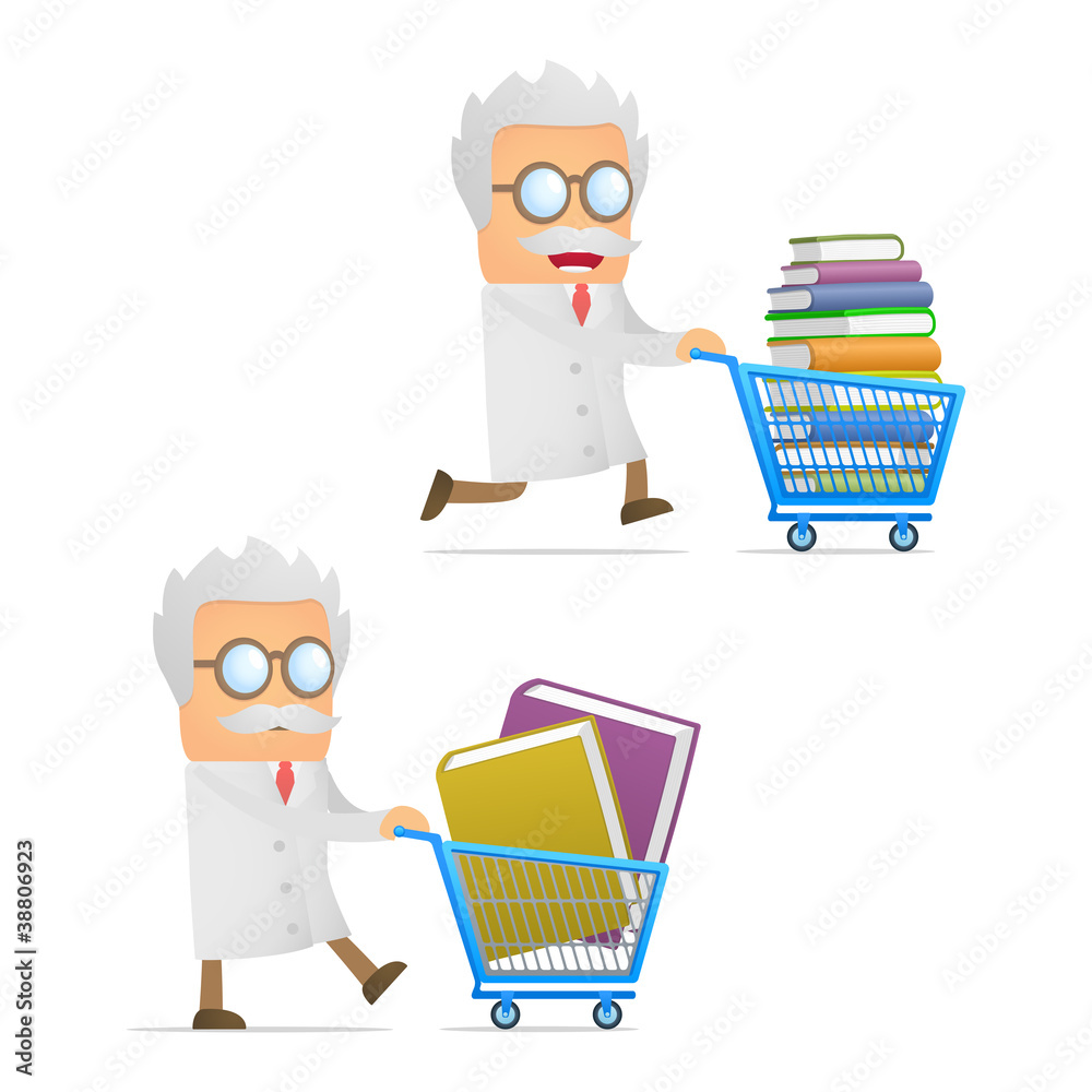 funny cartoon scientist giving presentation funny cartoon scientist giving presentation
