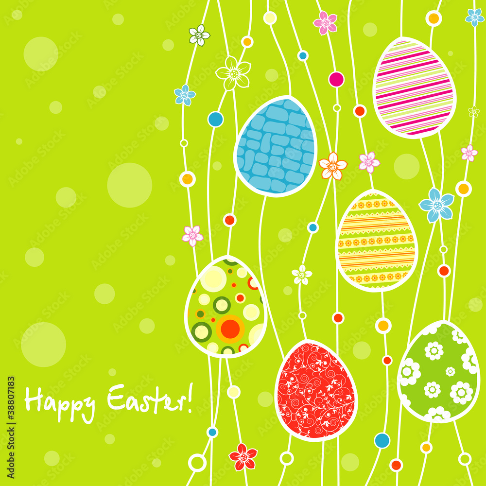 Template Easter greeting card, vector Template Easter greeting card, vector