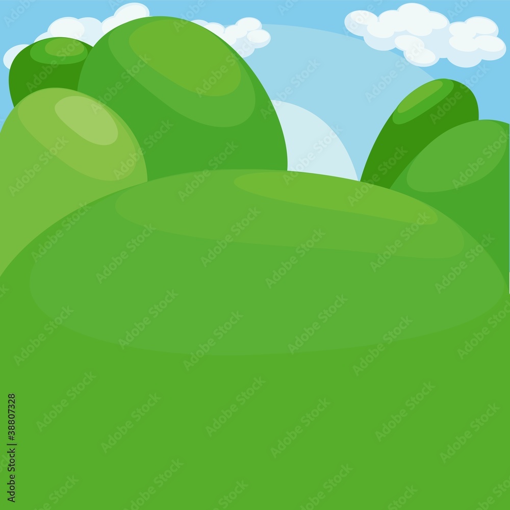 Obraz premium sky hill