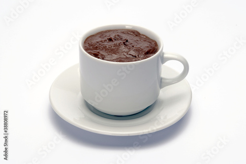 Chocolate hecho en taza