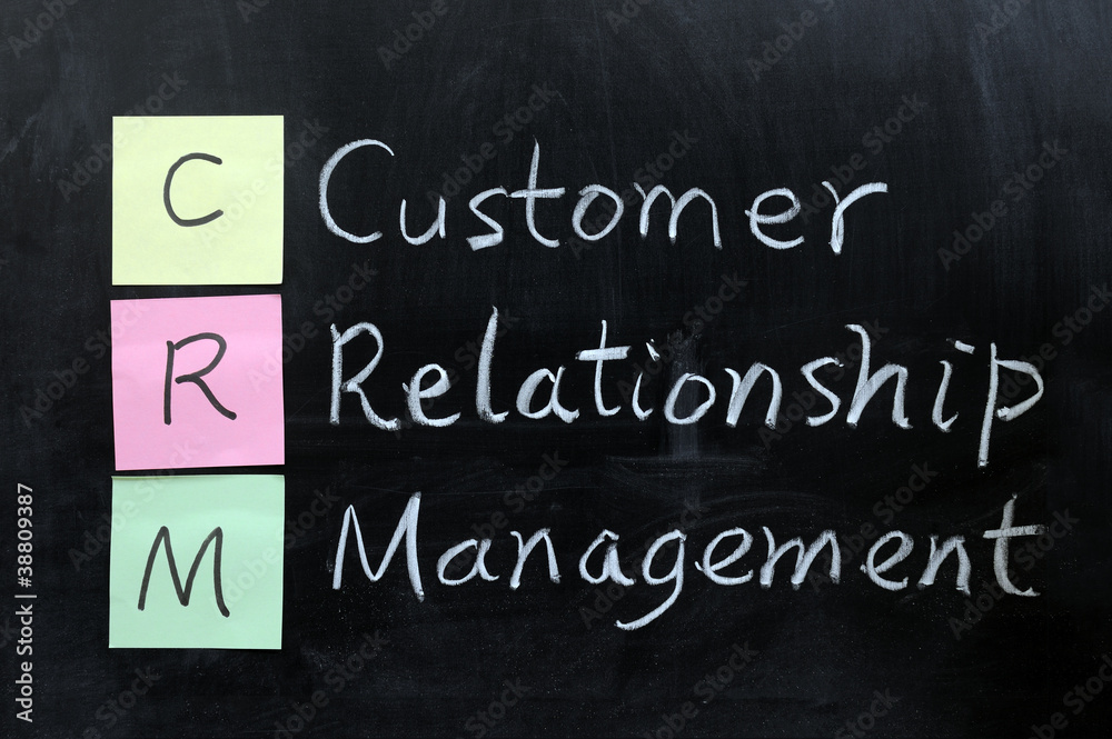 Obraz premium CRM, Customer Relationship Management
