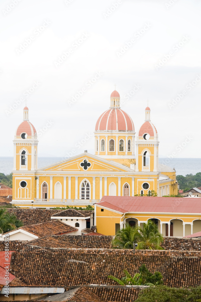Fototapeta premium Cathedral of Granada Nicaragua