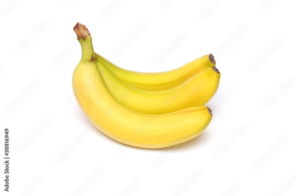 banana isilated on white banana isilated on white