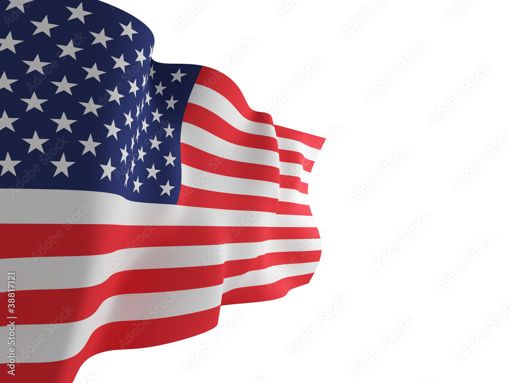 Fototapeta premium USA flag.
