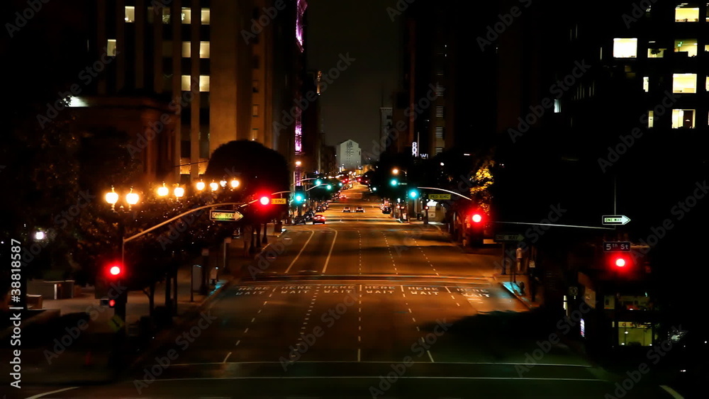 Quiet Streets at Night, Downtown Los Angeles