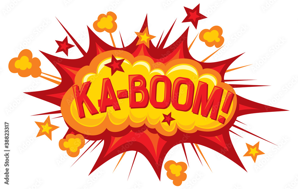 Fototapeta premium cartoon - ka-boom (comic book element)