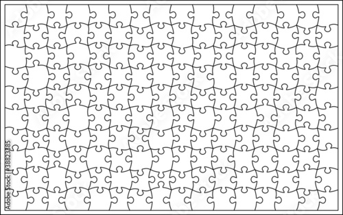Blank transparent background puzzle vector