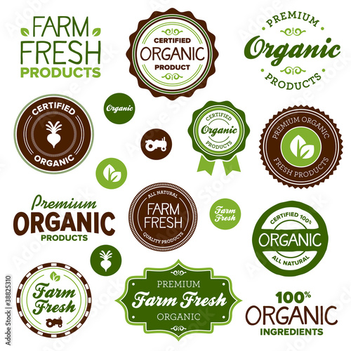 Organic food labels