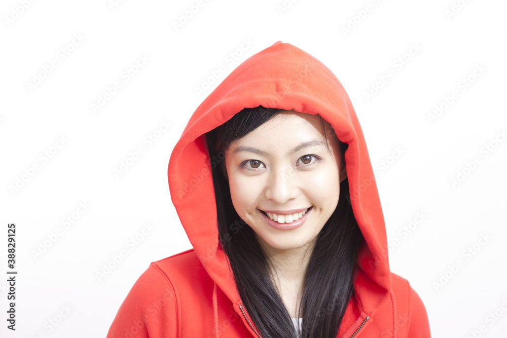 フードを被った女性 フードを被った女性