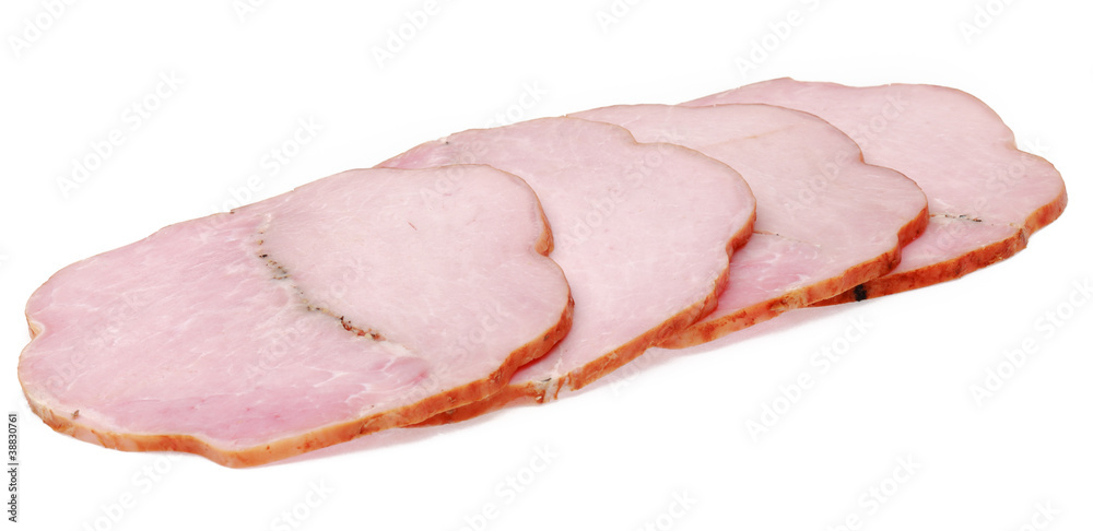 Sliced pork roll