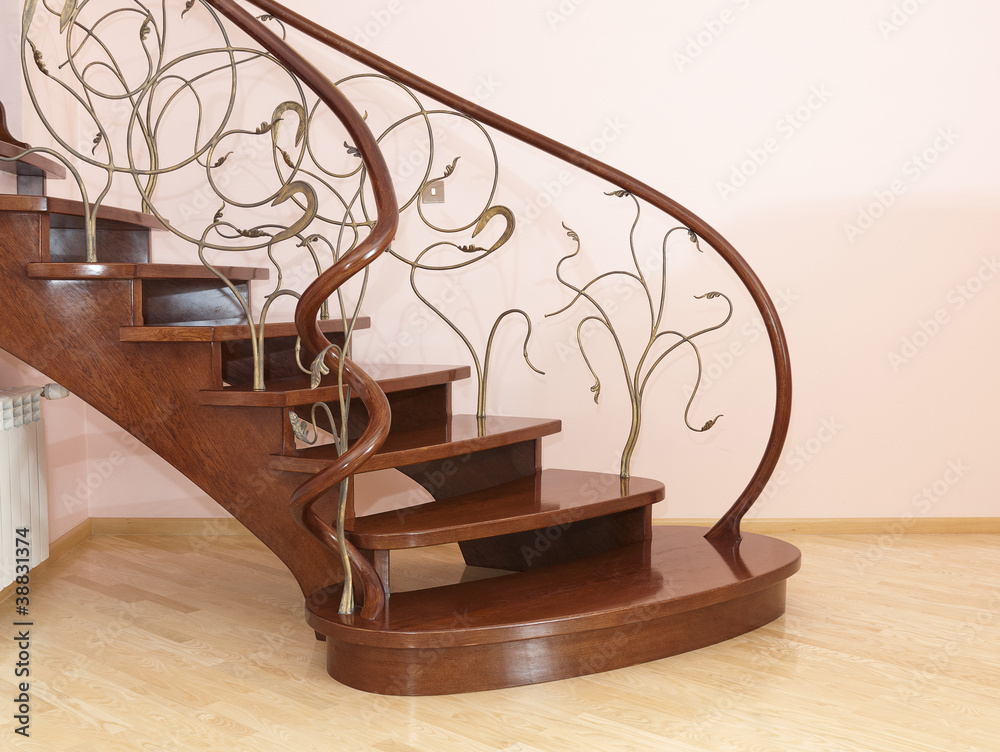 Wooden stairs