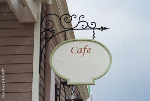 coffee shop sign