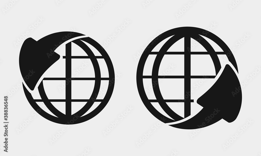 Fototapeta premium Internet Network icon.