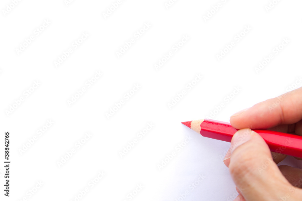 Red color pencil Red color pencil