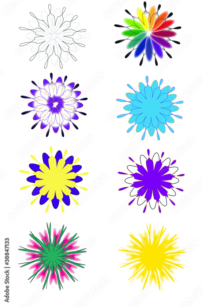 Flower Set 1 Flower Set 1