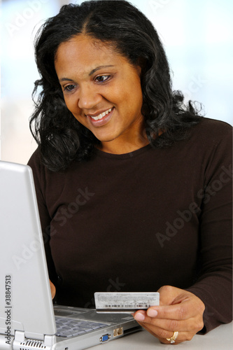 Woman On Computer