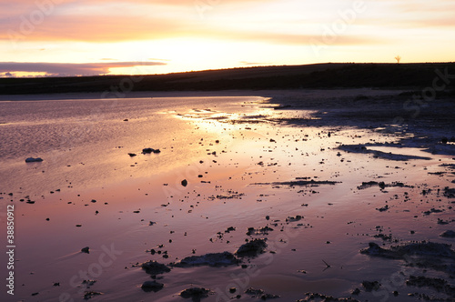 sunset in mediana lagoon © sergiswand