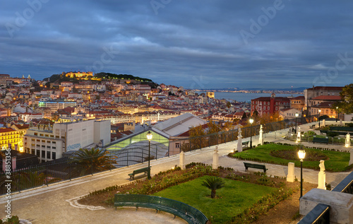 Panorama Lissabon Portugal