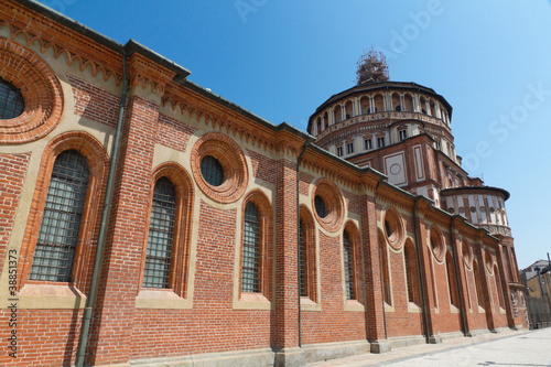 Obraz na płótnie Santa Maria delle Grazie, Milan, Italy w salonie