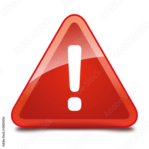 Vector Warning Sign