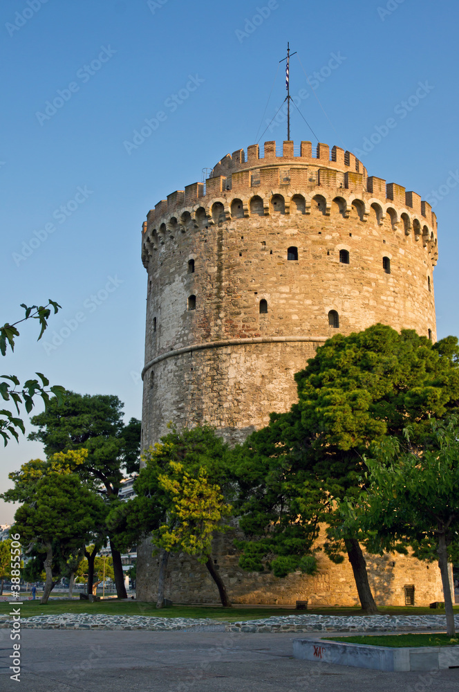 White Tower of Thessaloniki. Greece.