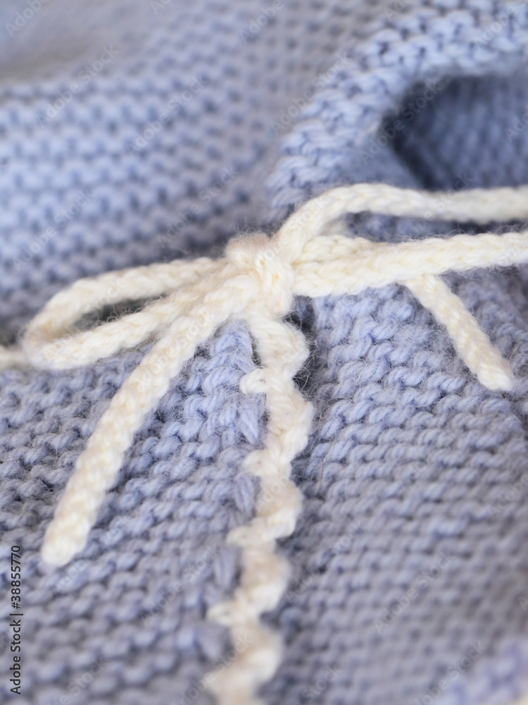 Knitted baby clothes