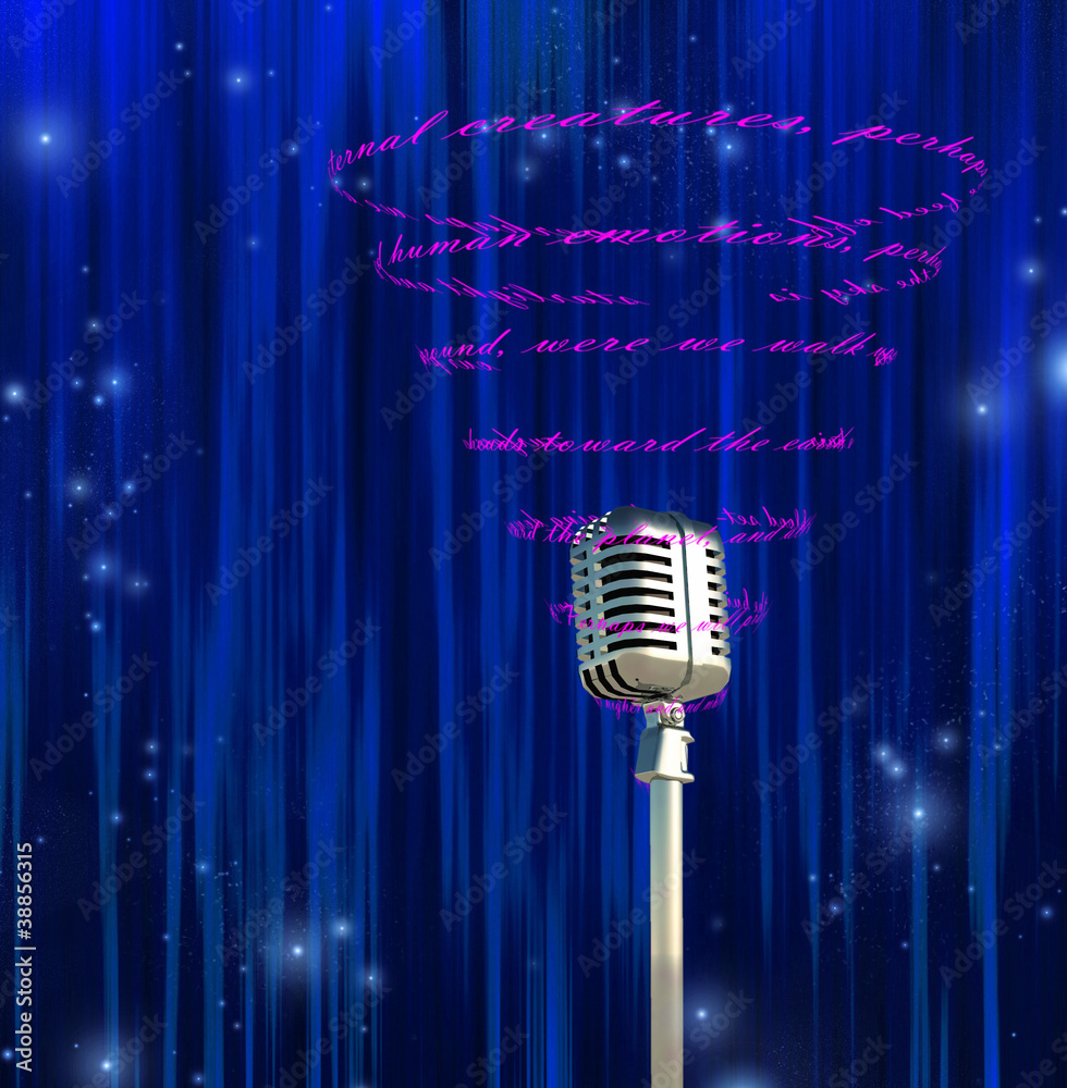 Poetry Slam StockIllustration Adobe Stock
