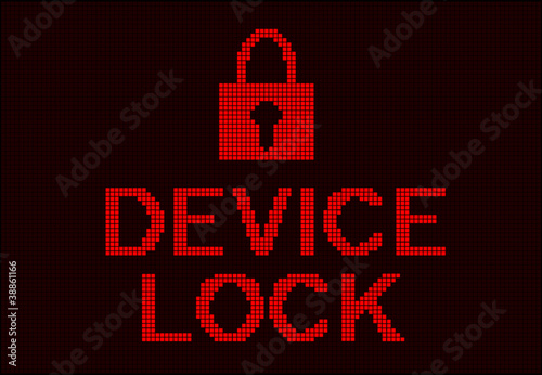 diplay dispositivo bloccato