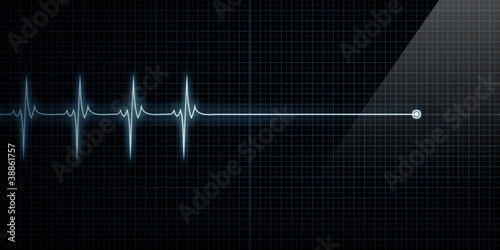 Heart Monitor Flat Line Death photo