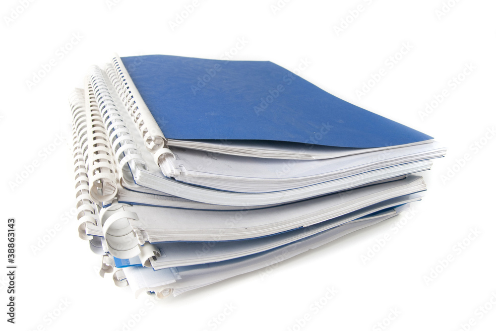 A stack of notebooks. A stack of notebooks.