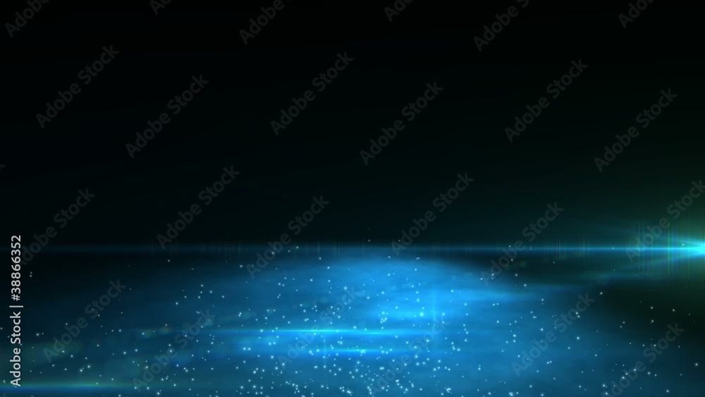 Particle with flare background Particle with flare background