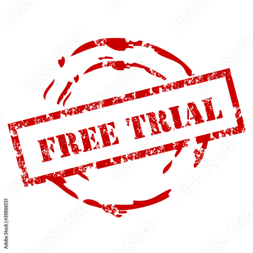 Grunge Free Trial Stamp