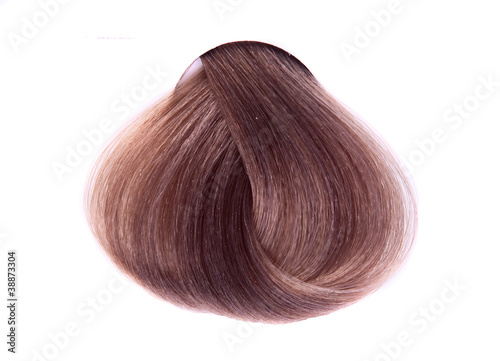 strand of hair color