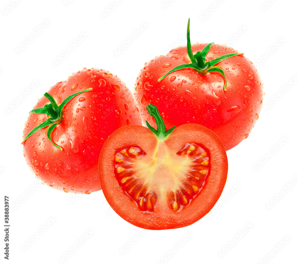 Tomato isolated on white background Tomato isolated on white background