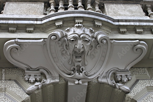 19th century buildings in Budapest photo