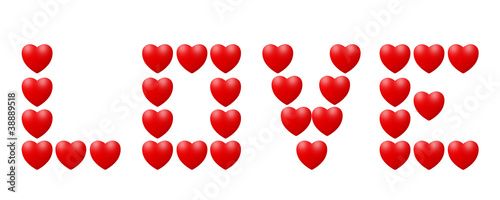 Love written by the small hearts