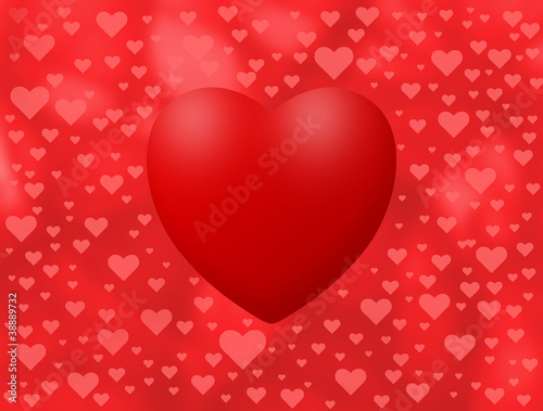 Love background with lot of hearts