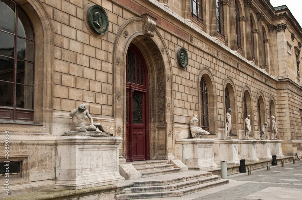 Fototapeta premium école des Beaux Arts à Paris 6ièm