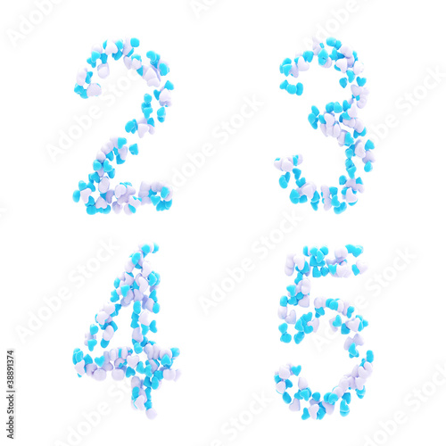 Valentine day love alphabet...