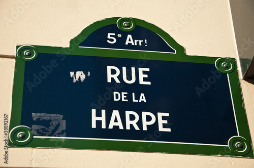 rue de la Harpe à Paris 5ièm
