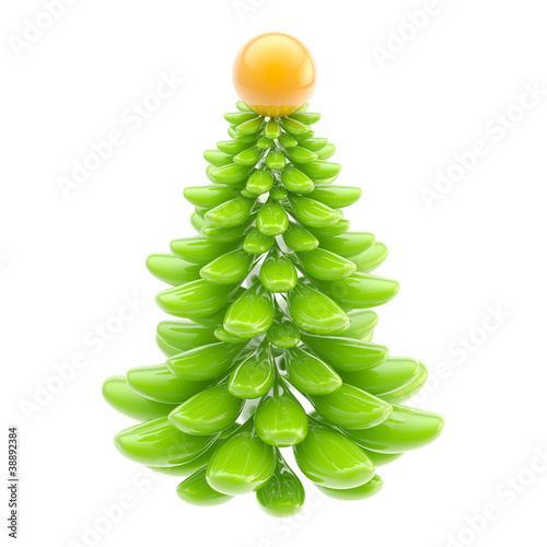 Stylized glossy christmas t...