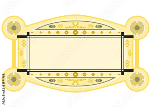 etiquette art nouveau été