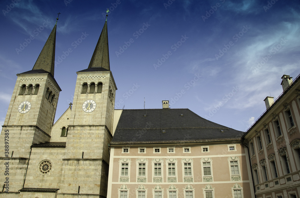 Typical German Architecture in Regensburg