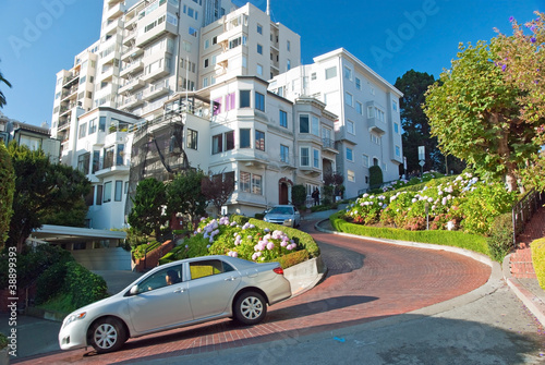 Lombard street in San Francisco